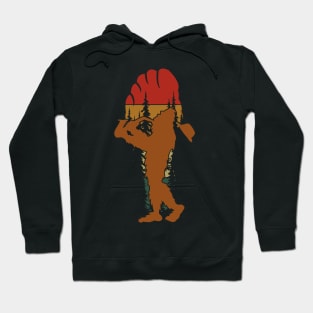 Bigfoot Saxophone Player Hoodie